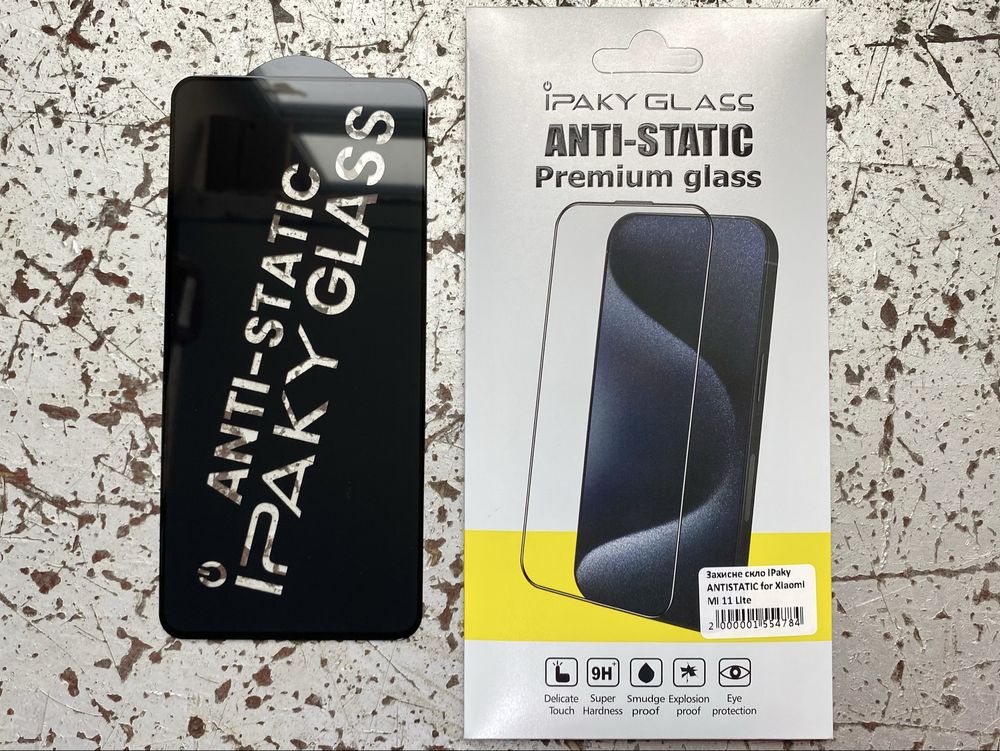Защитное стекло iPaky для Xiaomi Mi11T Mi 11T pro | 11 Lite ANTISTATIC