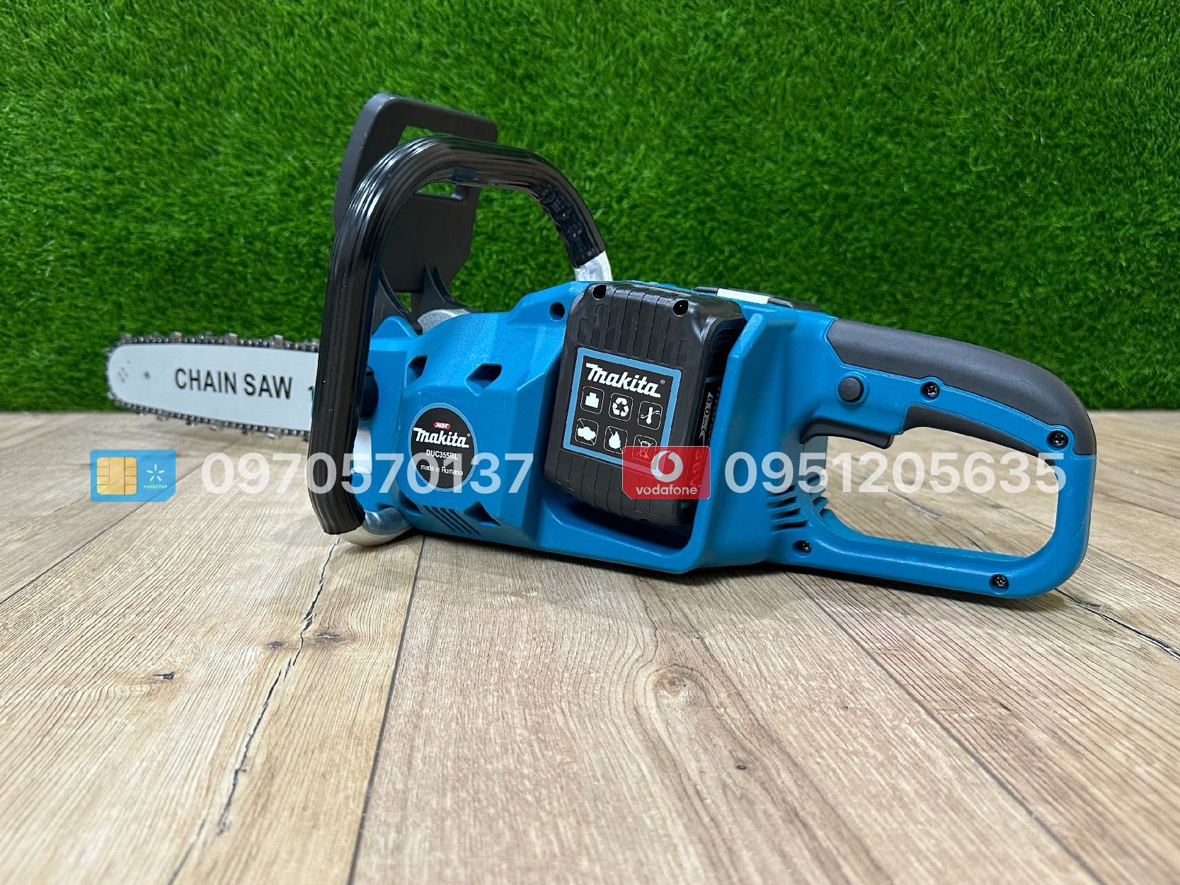 Пила ланцюгова акумуляторна Makita DUC355Z 36V 8Ah 9500 об/хв