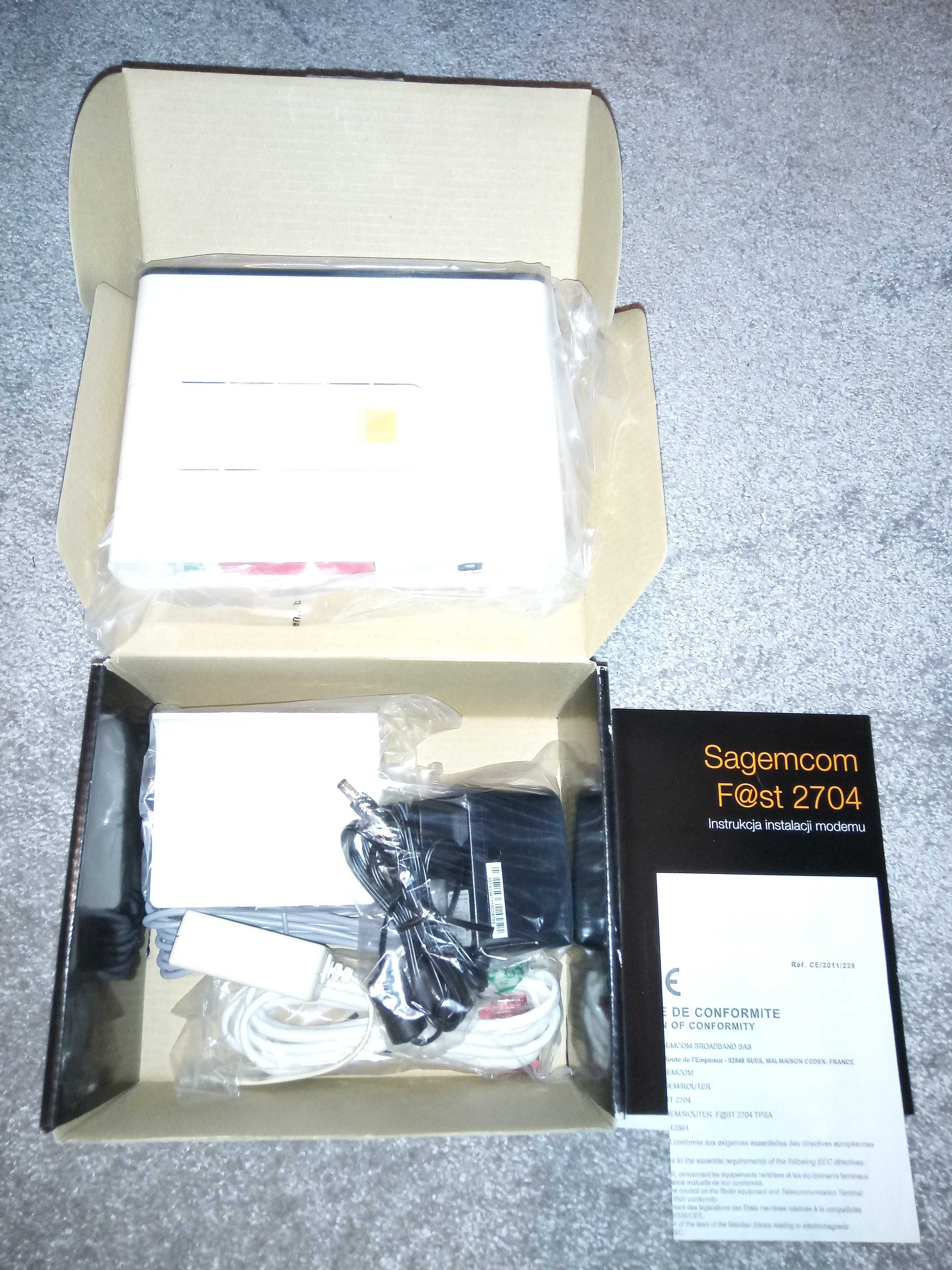 Modem Sagemcom Fast 2704 router