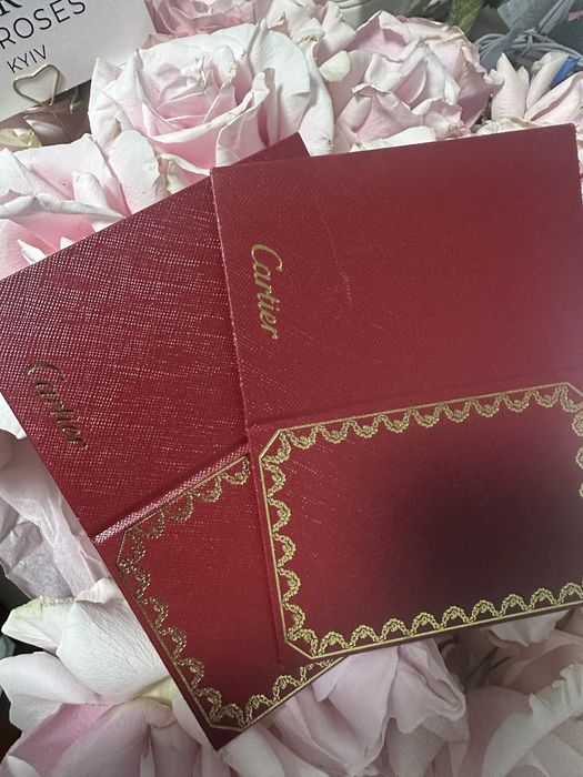 Cartier сертификаты новые