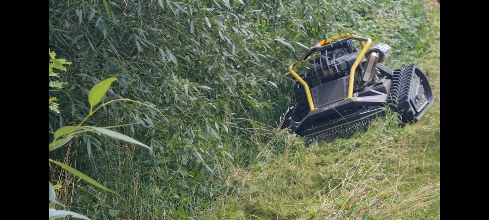Koszenie skarp, wysokiej trawy, nieużytków, wałów powodziowych