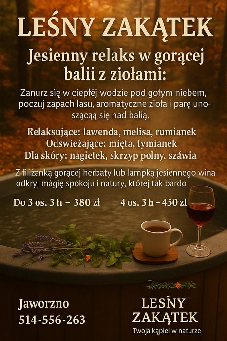Jacuzzi balia kąpiel ,wynajem jacuzzi,relax ,detox ,odnowa nocleg,spa
