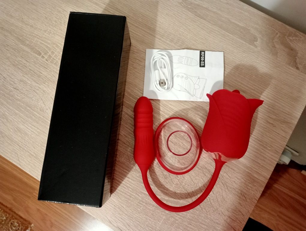 Vibrador silicone - novo