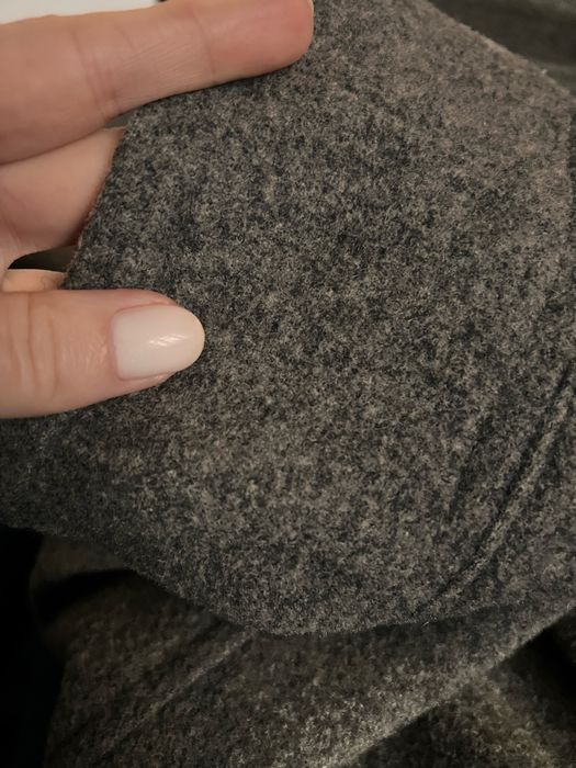 Пальто осінь-весна сіре шерсть