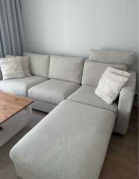 Szaro beżowa sofa Ikea