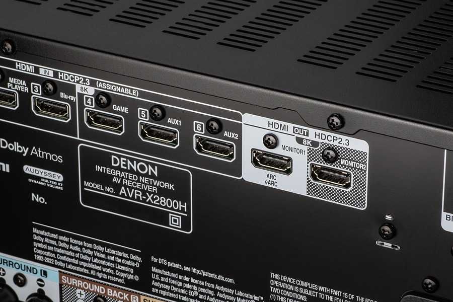 Denon AVR-X2800H - amplituner wielokanałowy | Audiopolis Warszawa
