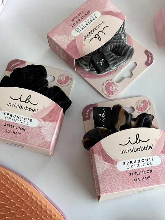 Заколка резинка набір Invisibobble Pink Victoria secret