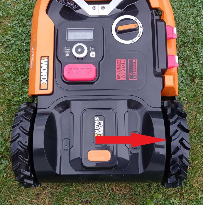 Koła WORX Landroid  L na wyższą trawę, wzniesienia i podmokły teren