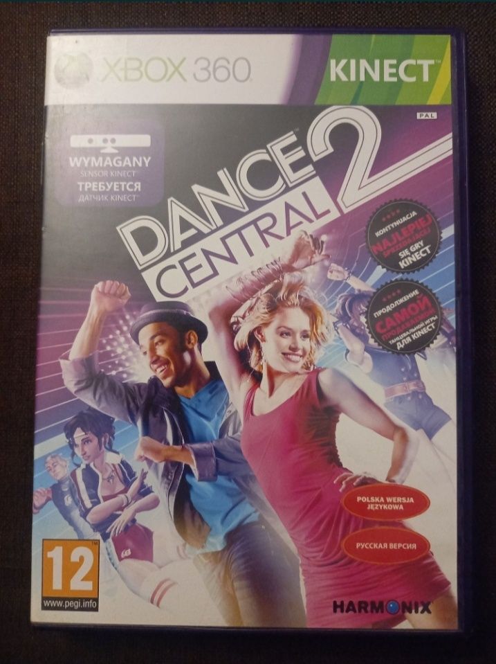 Gra taneczna Dance Central 2 na konsolę xbox 360 taniec  kinect