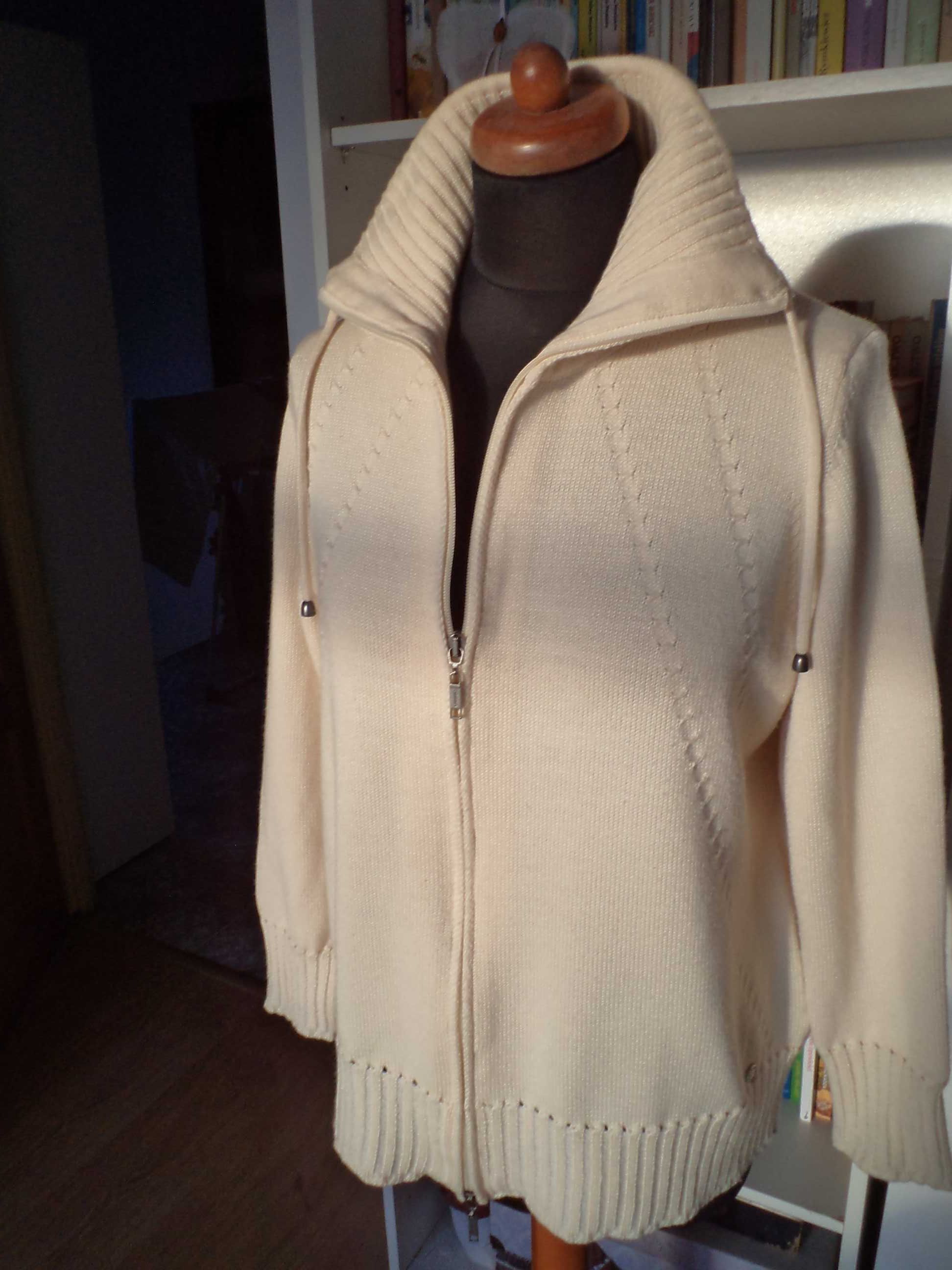 Super sweter kardigan r.46 OLSEN wełna