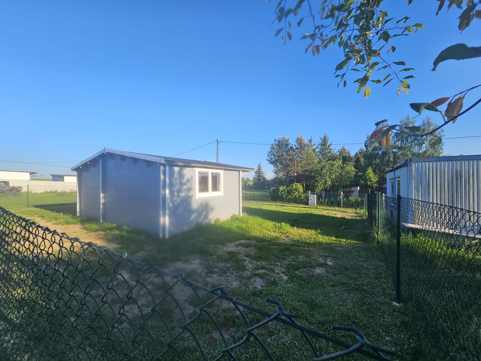 Domek drewniany letniskowy Michalice woda, prąd, nowy