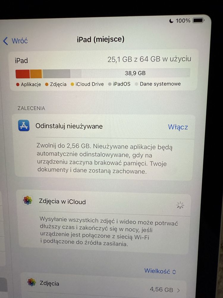 iPad Air 4. generacji (64 GB, Wi-Fi) – świetny stan