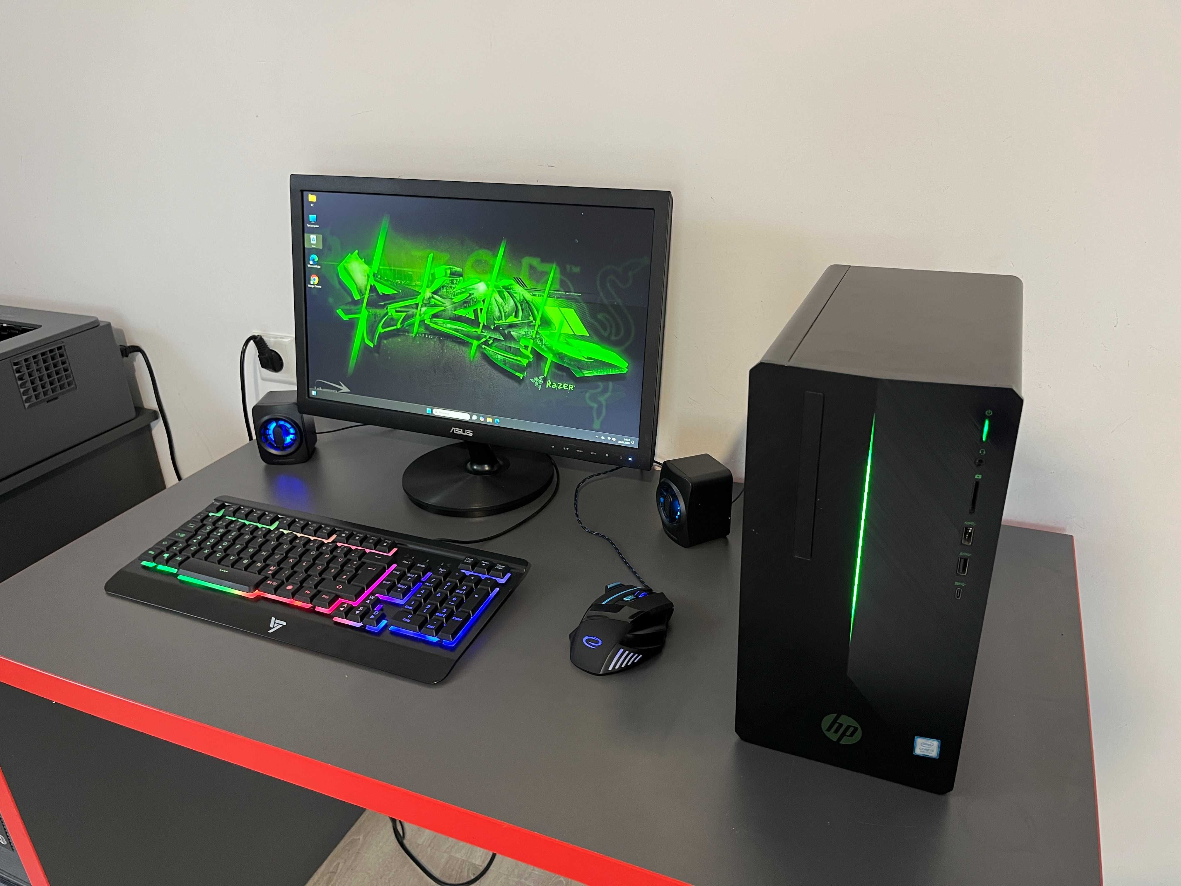 Komputer  Gamingowy  i5 9th 16GB SSD 1 TB GTX 1050Ti 1650 WiFi Monitor