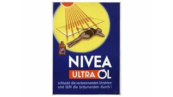 Butelka NIVEA Ultra Oil lata 30-te