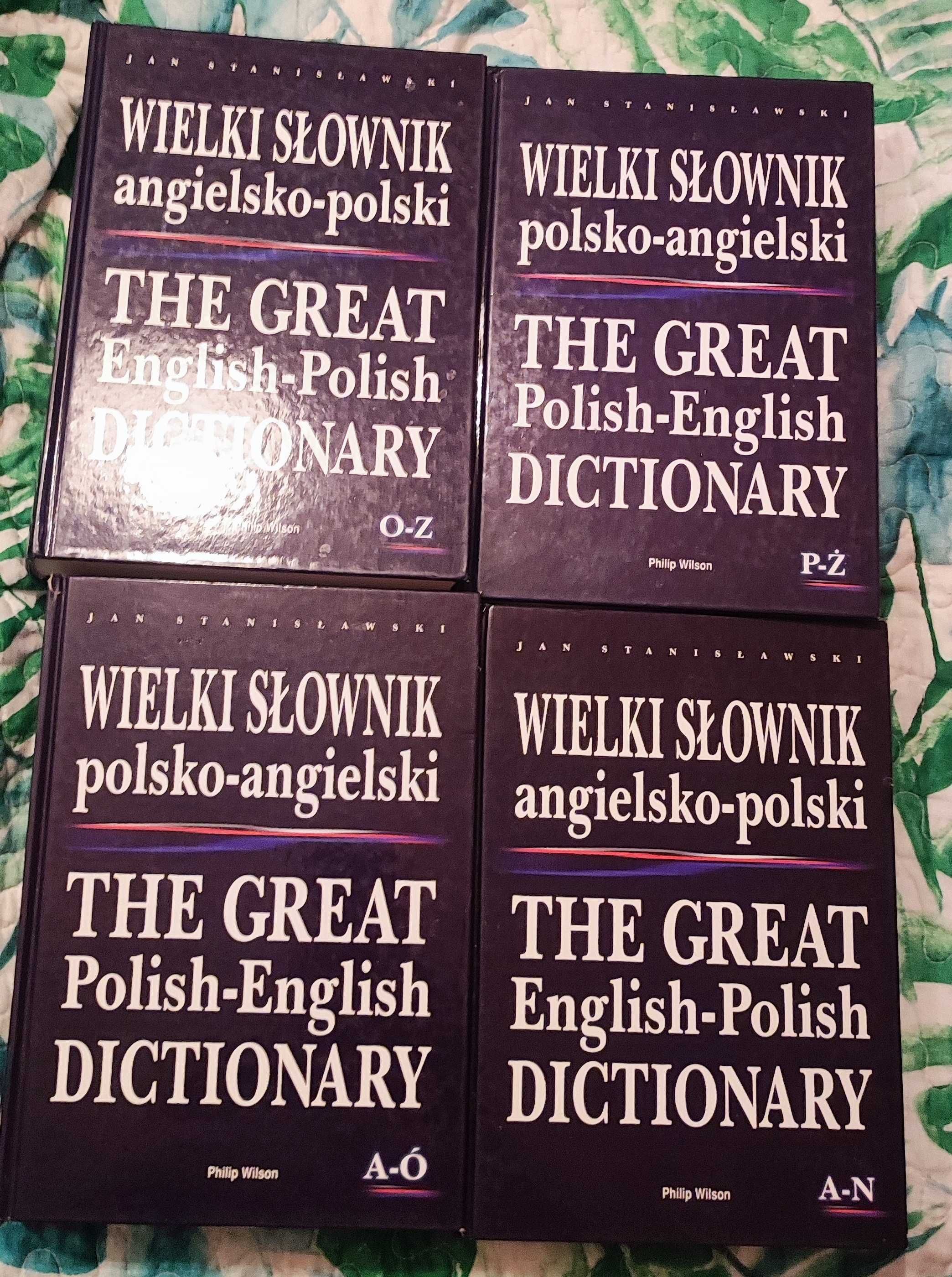Wielki Słownik English-Polish A-Z, tomy 2 Polish- English A-Ź tony 2