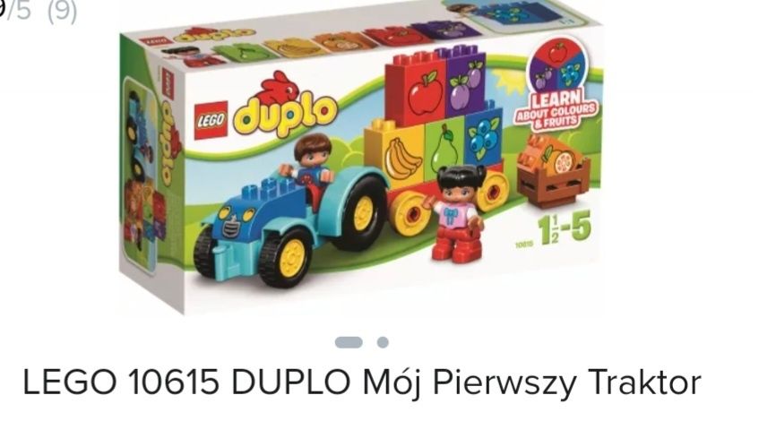 Klocki LEGO DUPLO Mój pierwszy traktor 10615
1
LEGO 10615 DUPLO Mój Pi