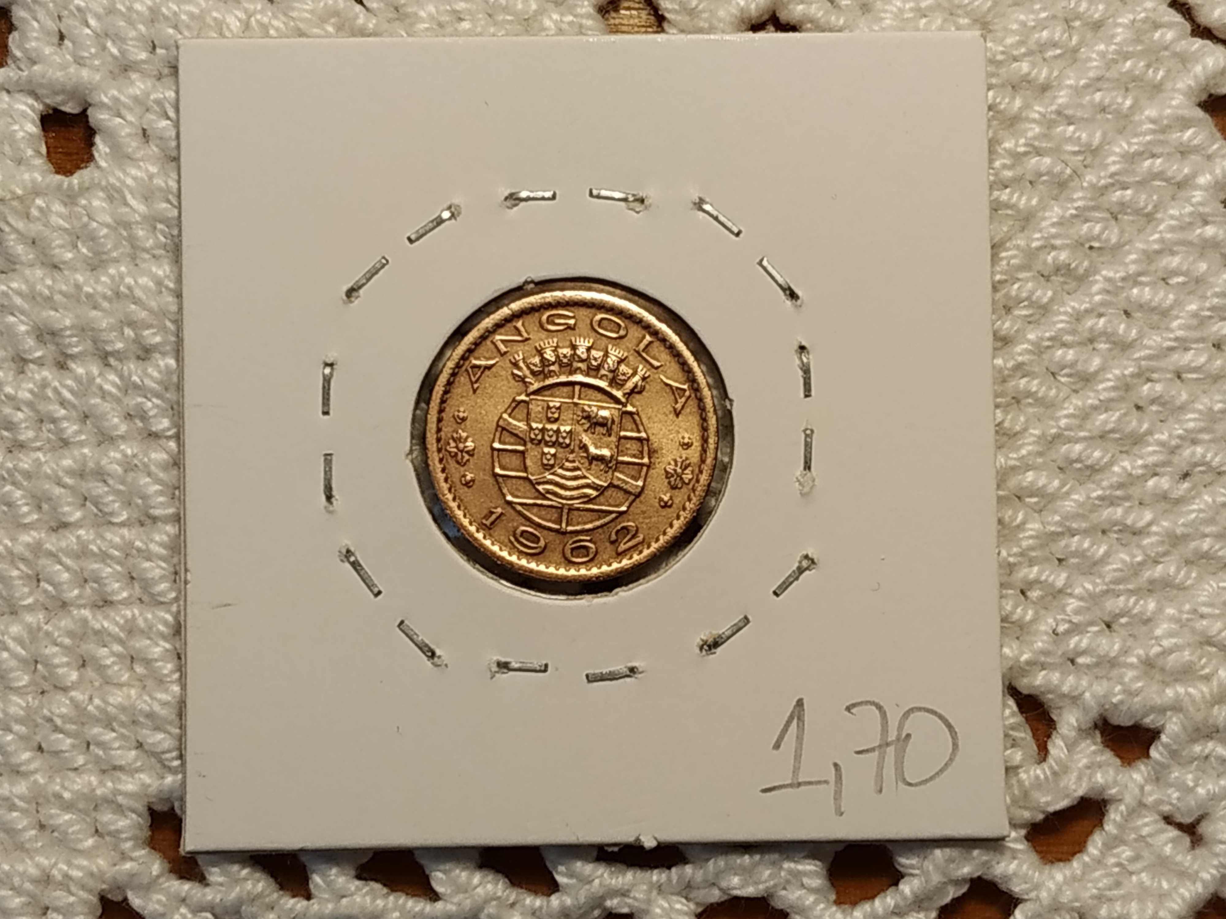 Angola - moeda de 20 centavos de 1962