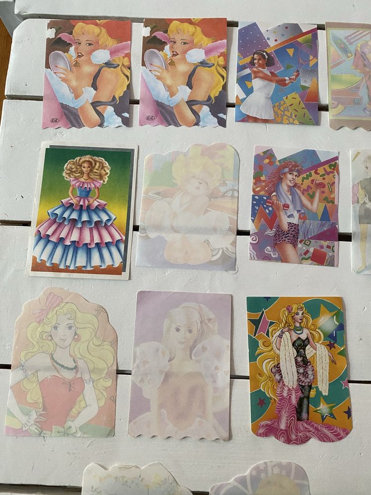 Karteczki lata 90te Barbie