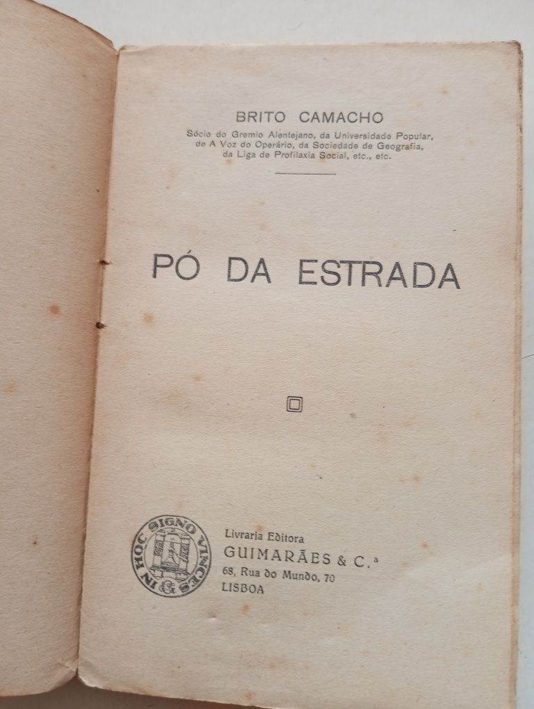 Brito Camacho - Pó da estrada