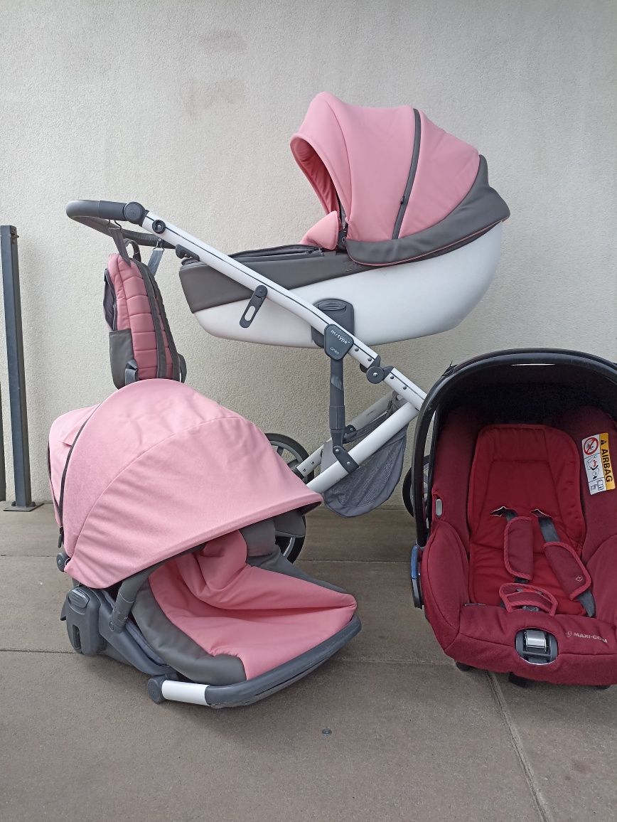 Wózek 3/1 anex m-type z fotelikiem maxi Cosi