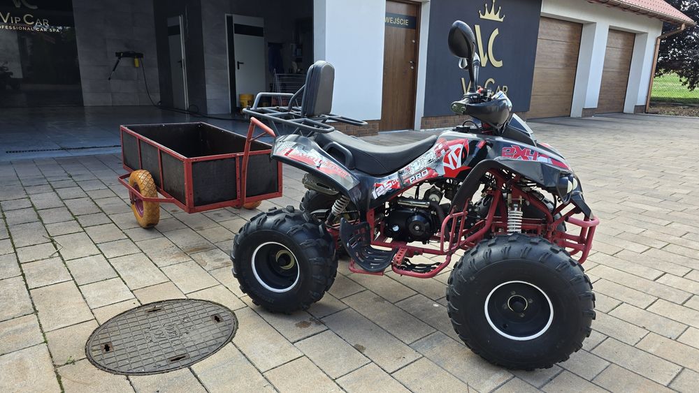 Quad 125 z przyczepką