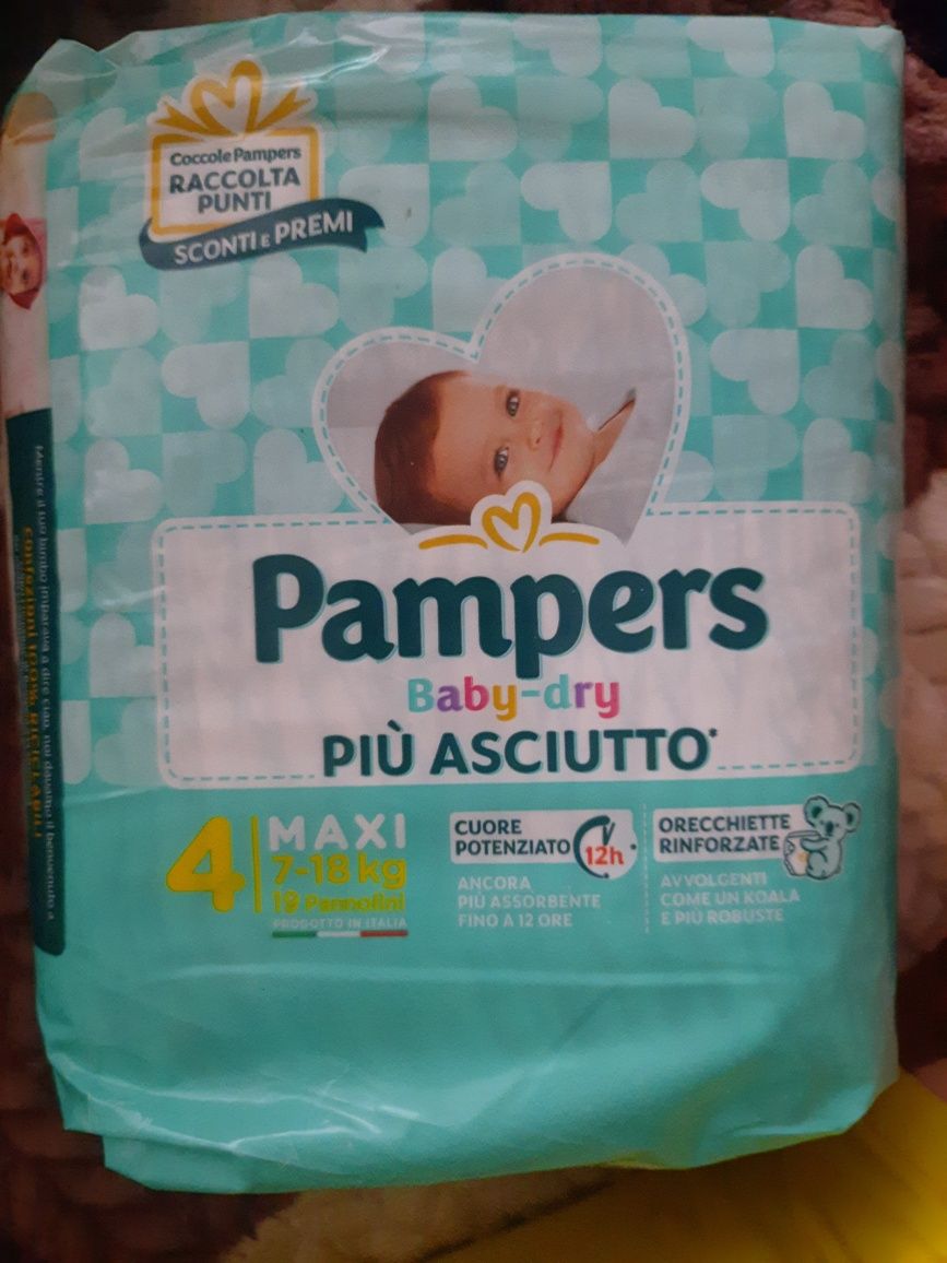 Pampers Beby-dry 4 MAXI 19 шт