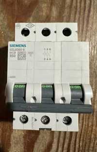 Wyłącznik nadprądowy SIEMENS 3P B 50A 6kA AC 5SL6350-6 MCB