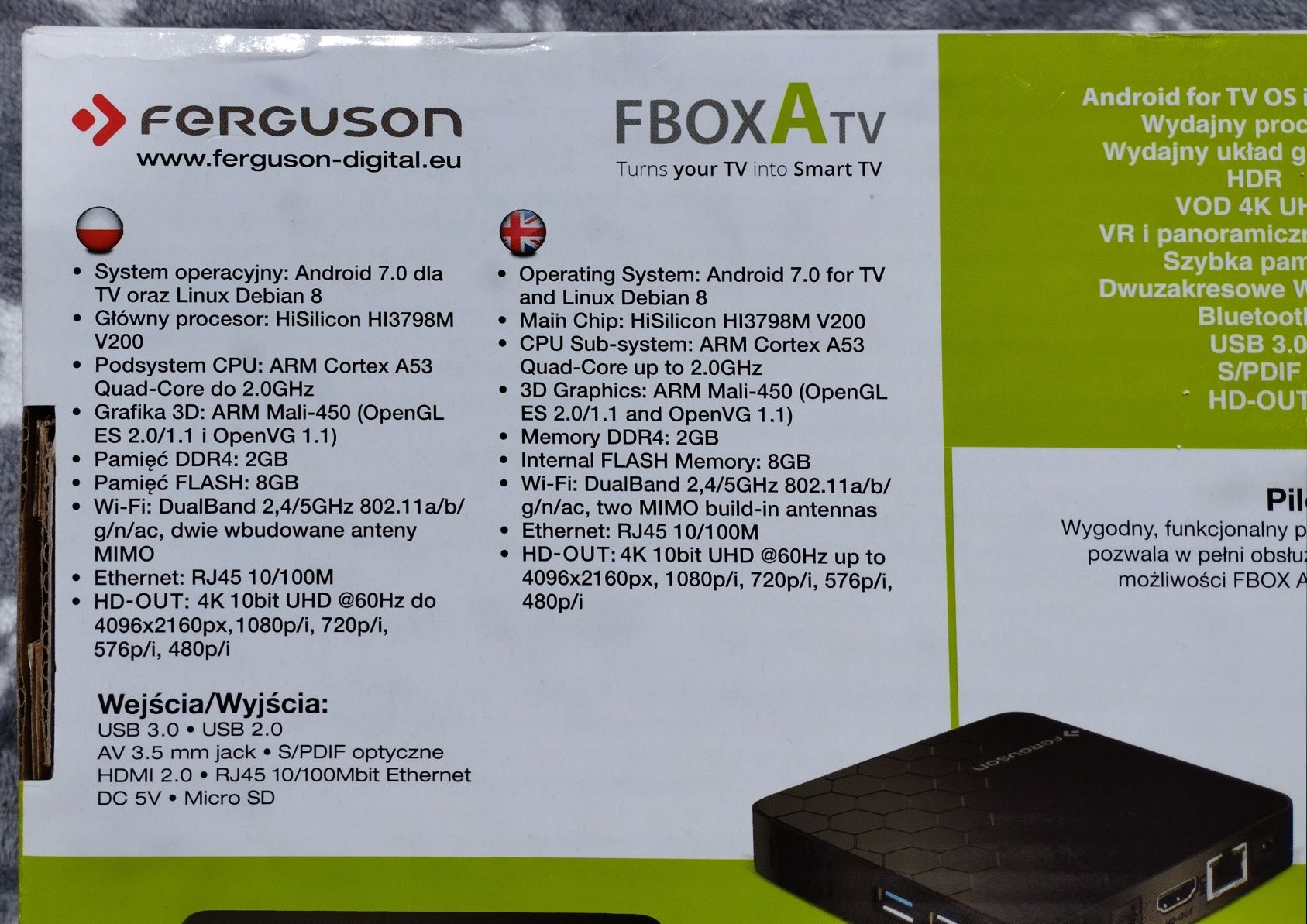 Android TV box Ferguson.