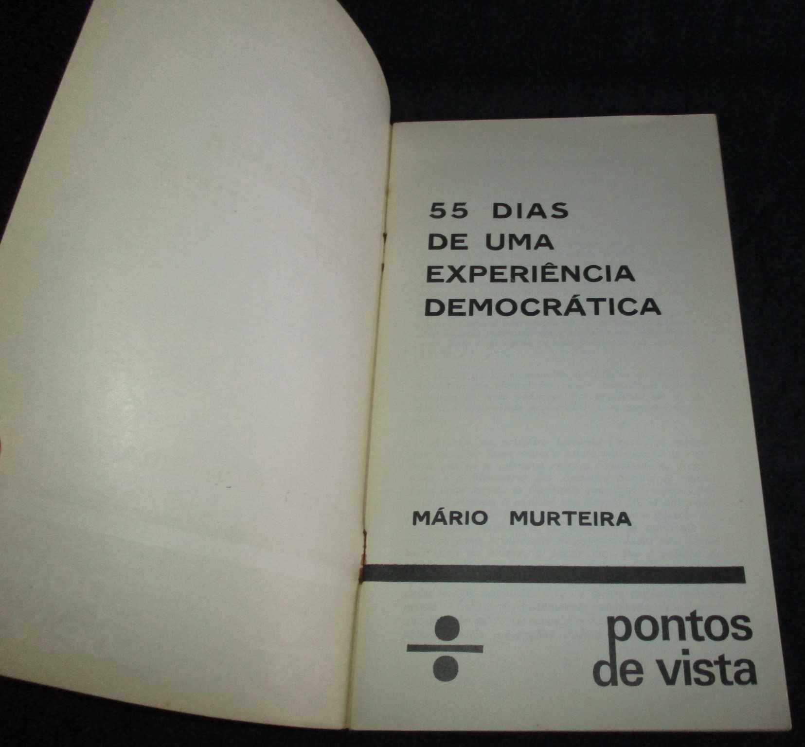 Livro 55 Dias de uma Experiência Democrática Mário Murteira