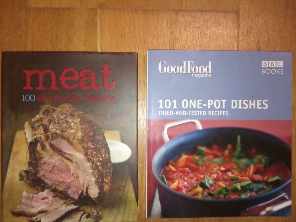 Zestaw 2x Recipes meat & 101 one-pot dishes English angielski