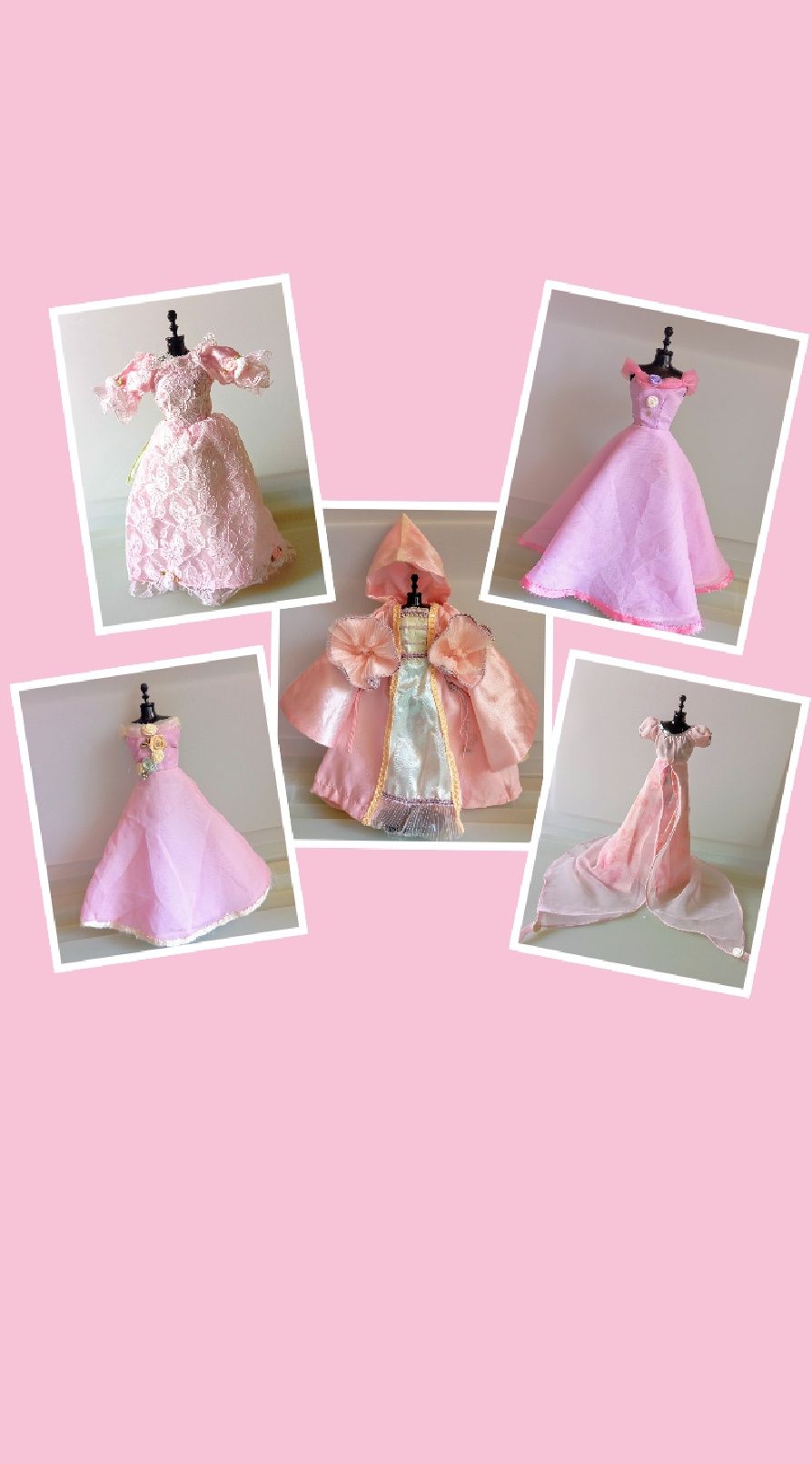Barbie vestidos coleção do Mundo.