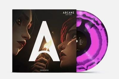 Arcane Season 1 Soundtrack кольоровий вініл Pink & Black Splatter 1 LP