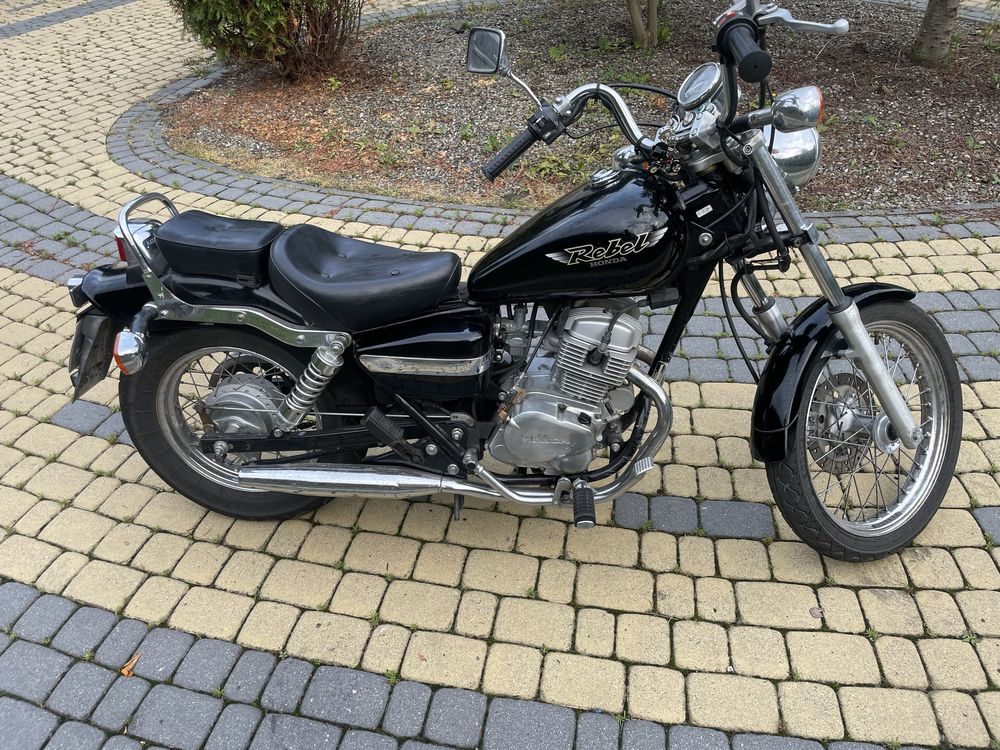 Honda Rebel 125 kat. B chopper ladny stan zadnbany