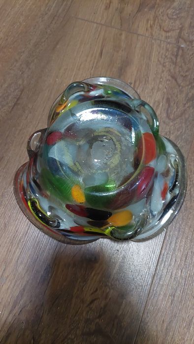 Stara kolorowa popielniczka prl