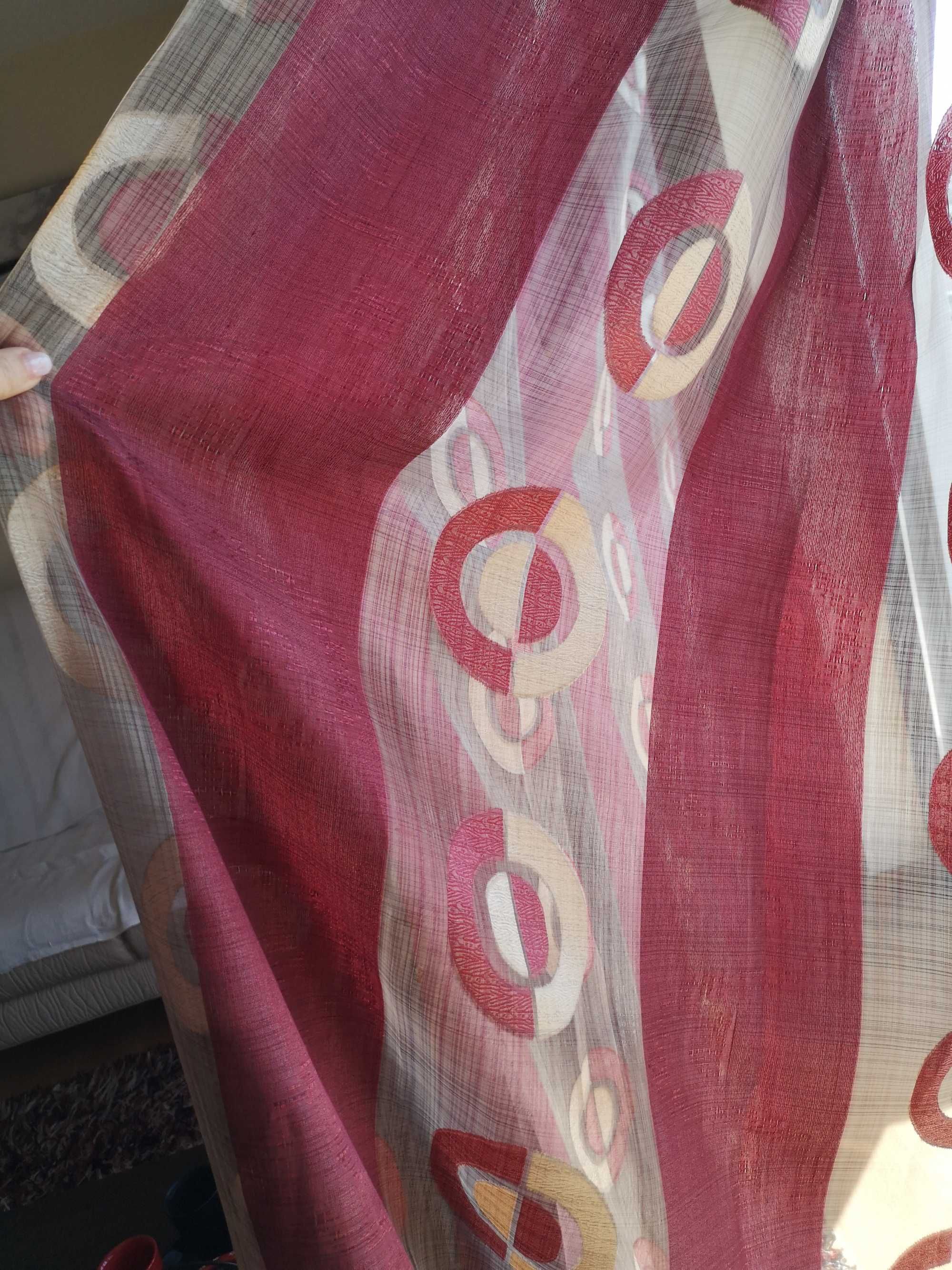 Cortinados (3 peças) feitos em loja de decoração