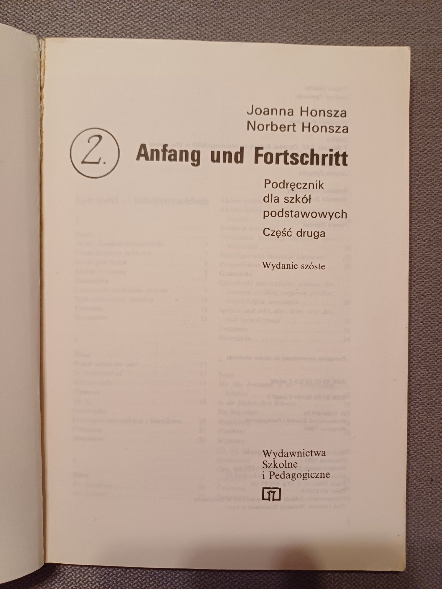 Anfang und Fortschritt