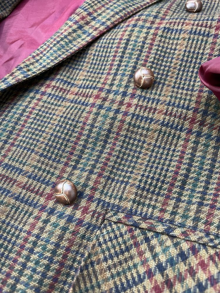 Marynarka w krate oversize rozmiar 44.