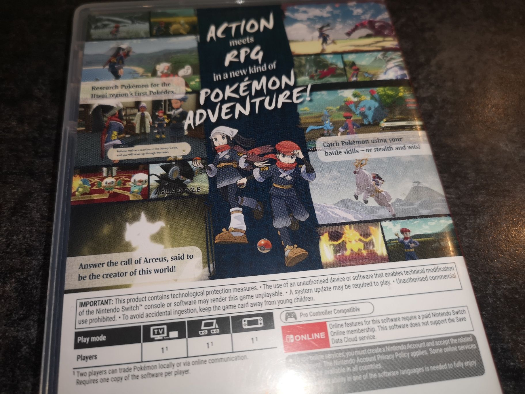 Pokemon Legends Arceus SWITCH Nintendo gra ANG (możliwość wymiany)