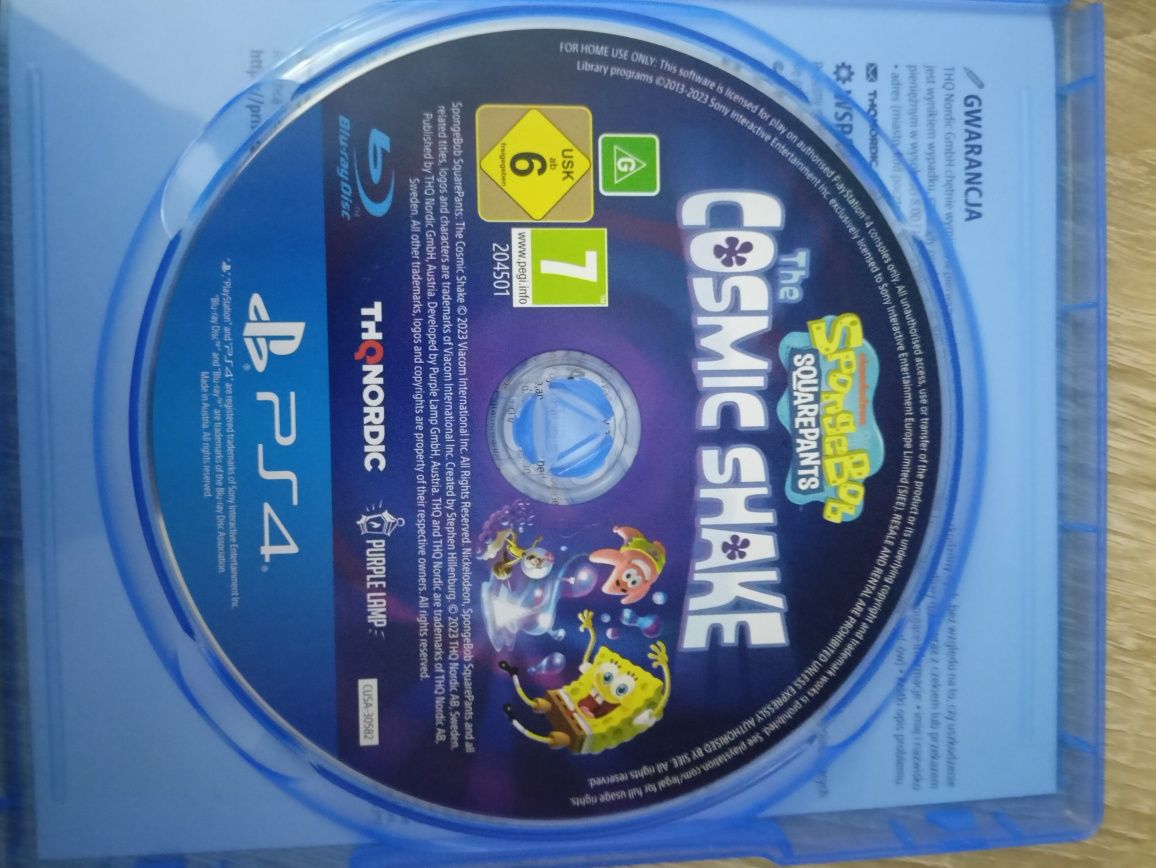 Gra SpongeBob The Cosmic Shake PS4 PS5
