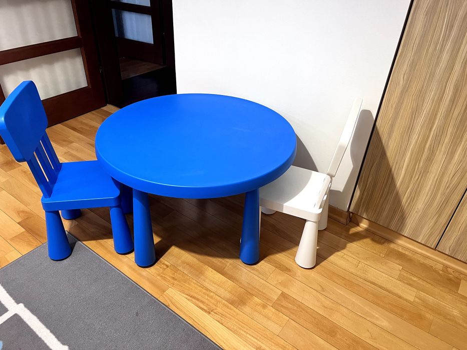 Zastaw mebelków dziecięcych IKEA MAMMUT (wewnątrz i zewnątrz)