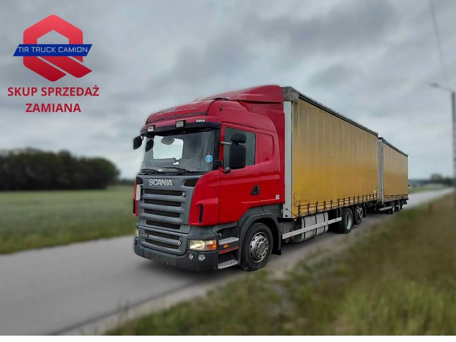 Scania R 500 RETARDER EURO 5 ZESTAW TANDEM 38EP 120M3