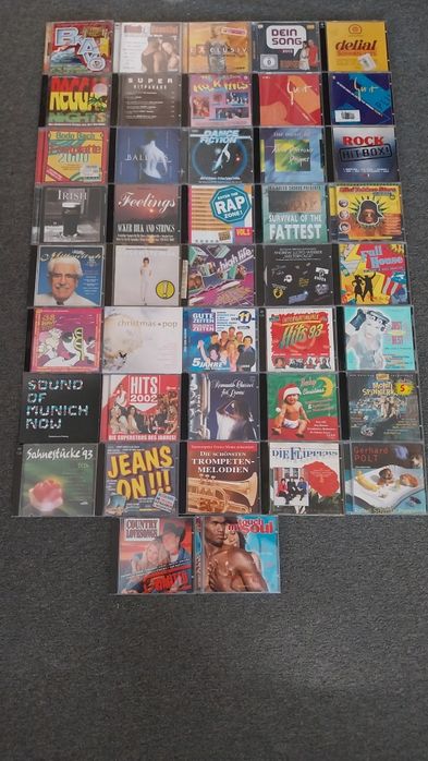 50 x sztuk płyt CD zestaw