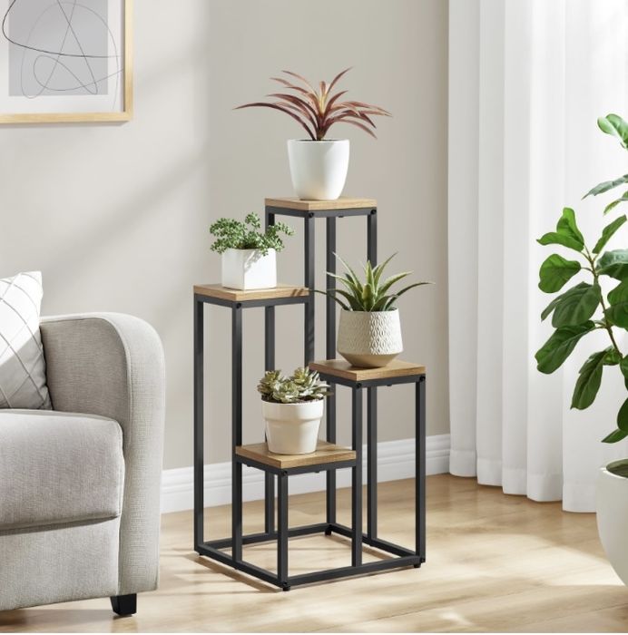 KWIETNIK REGAŁ NA KWIATY ROŚLINY Stojak Półki Organizer na kwiaty Loft