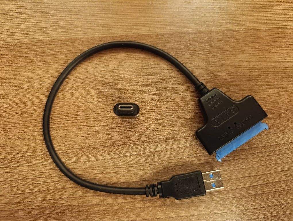 Кабель SATA — USB 3.0/2.0/Type-C До 6 Гбіт/с для 2,5