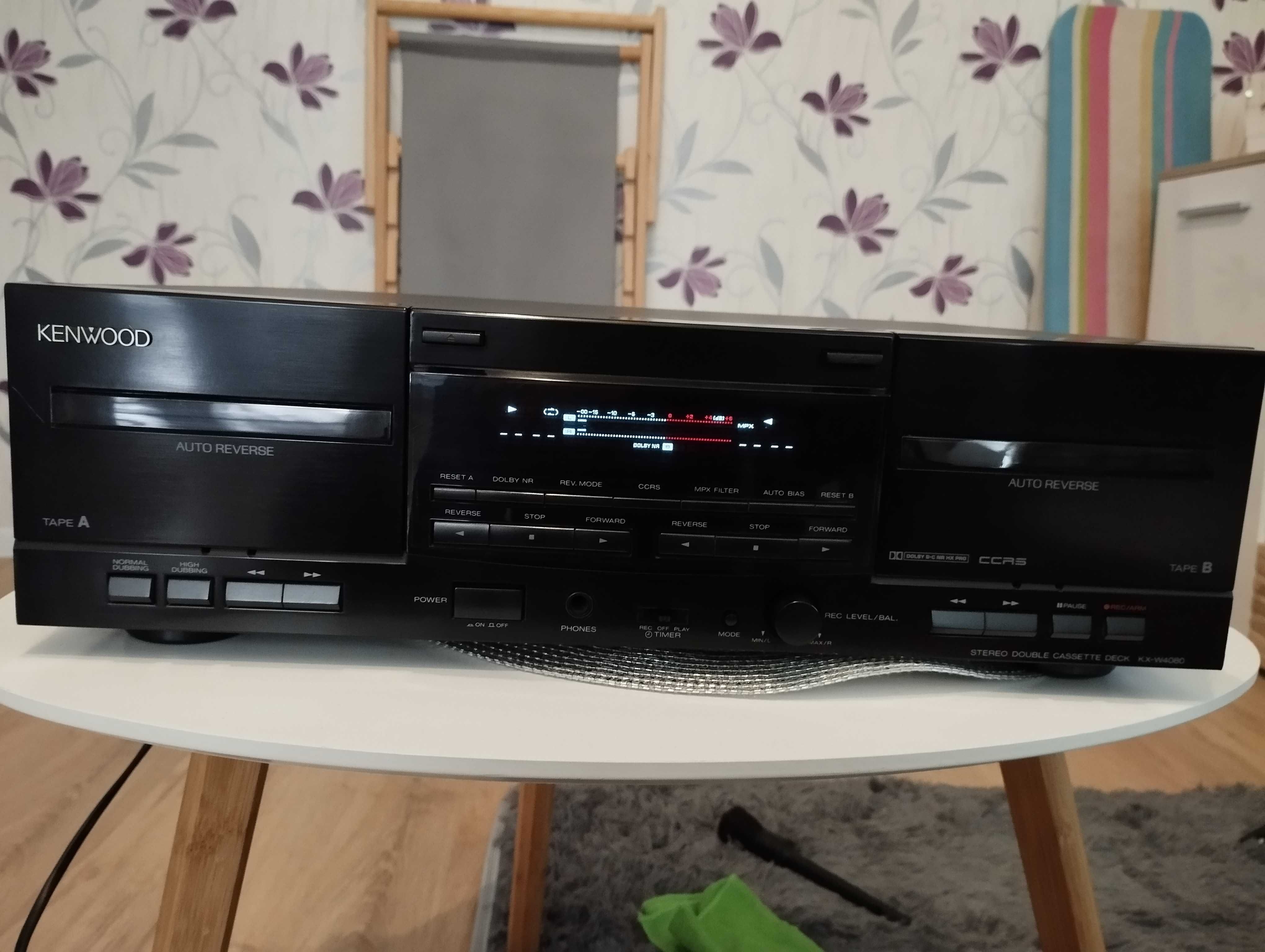 Kenwood KX-W4080 Odtwarzacz kasetowy 2 kieszenie