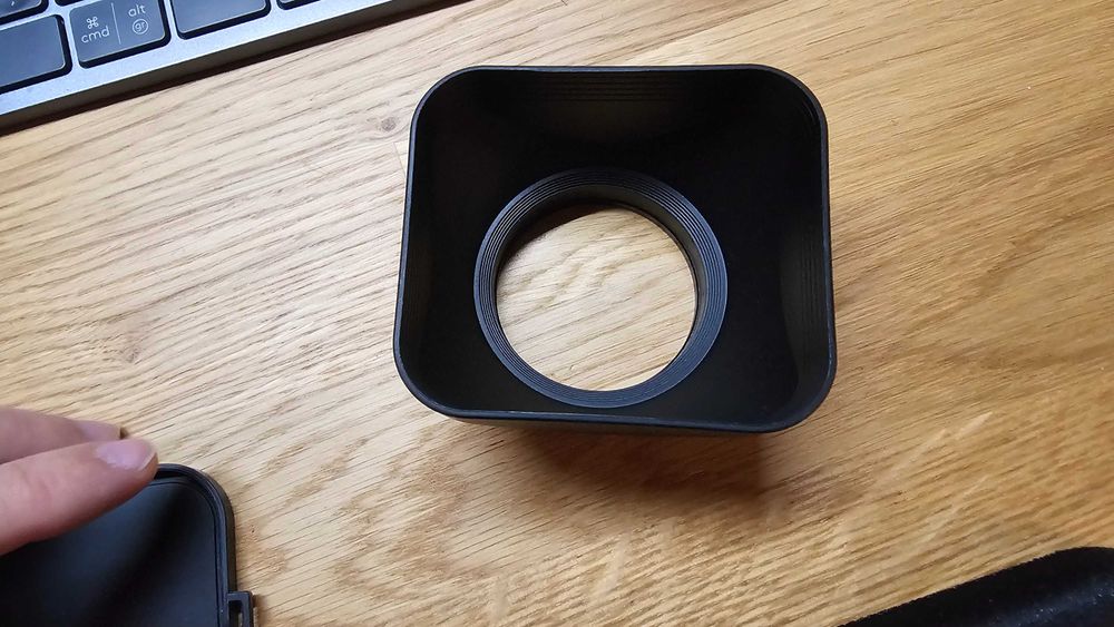 Parasol Quadrado de 52mm com Rosca e Tampa