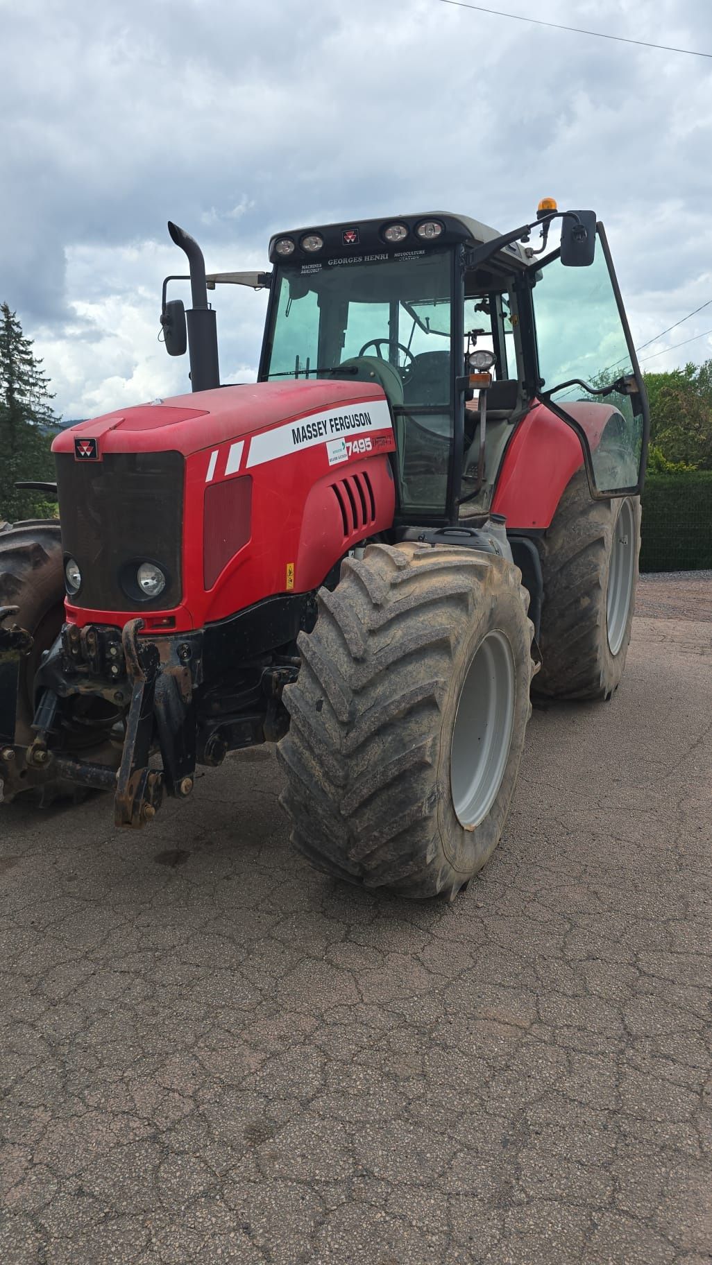 Massey Ferguson 7495 klima 200km jak 7490 vario dynaVT