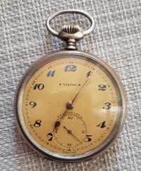 Серебряные карманные часы Viking Precisions