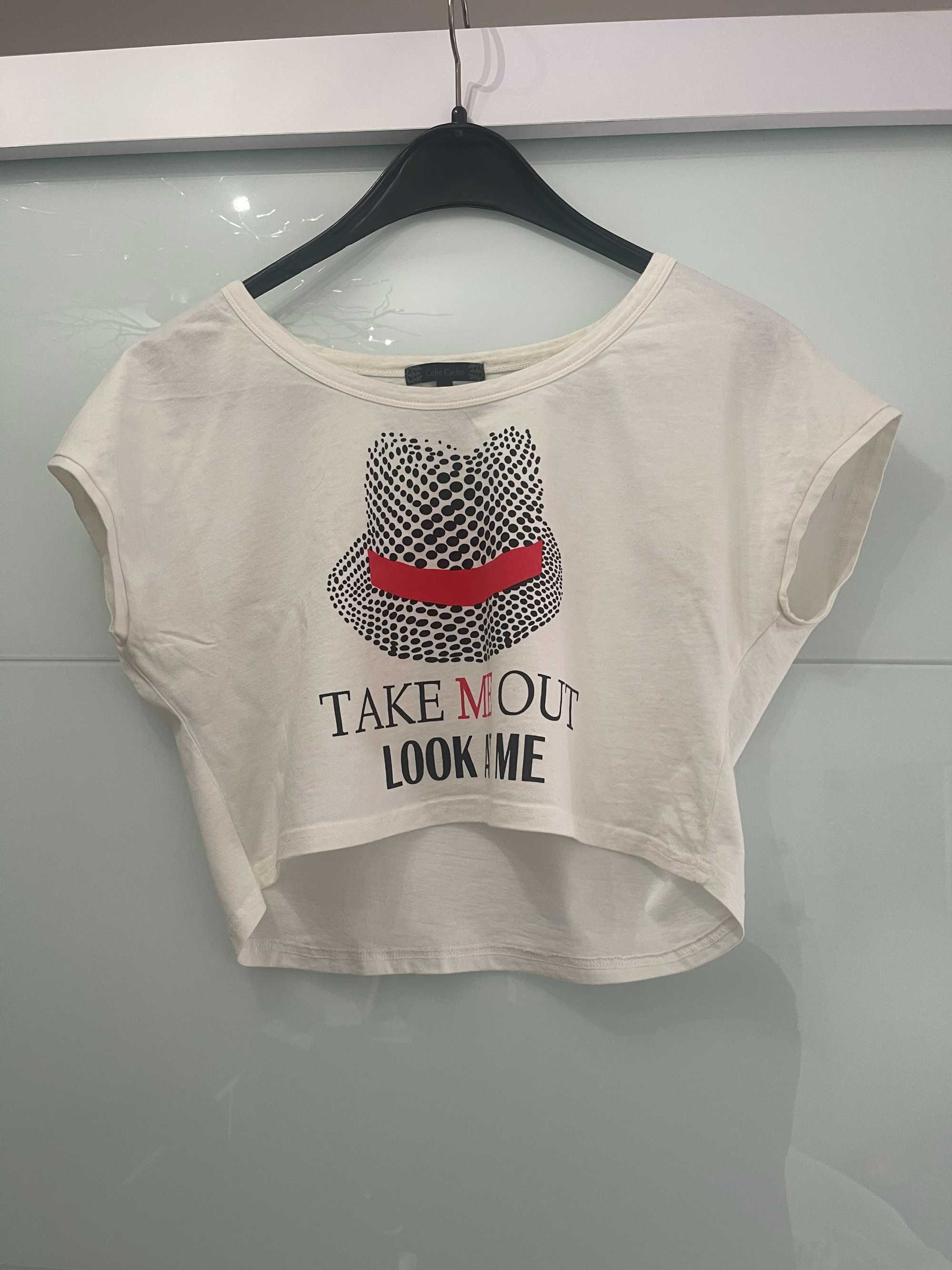 crop top z napisem y2k