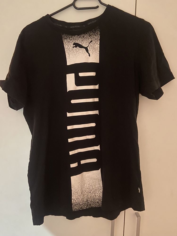czarny t-shirt puma